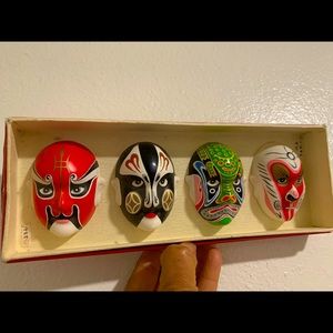 Vintage Chinese face painting art